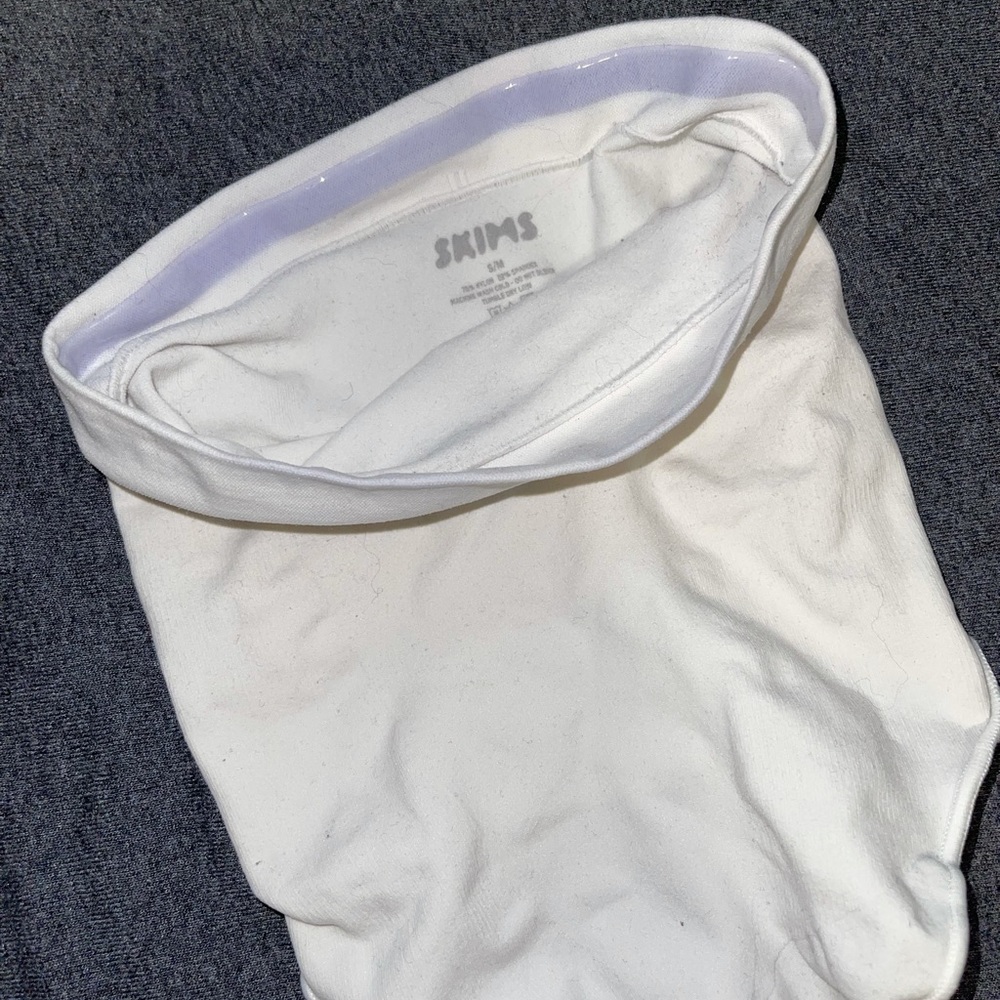 Skims shape wear thong panties.